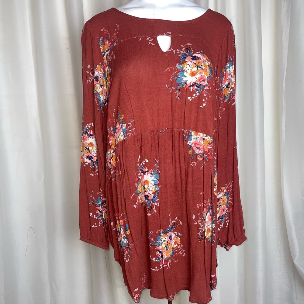 Torrid Fall Autumn Tunic Blouse